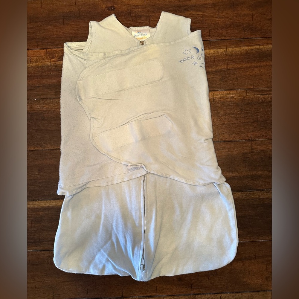 Halo SleepSack Swaddle in Pale Blue
